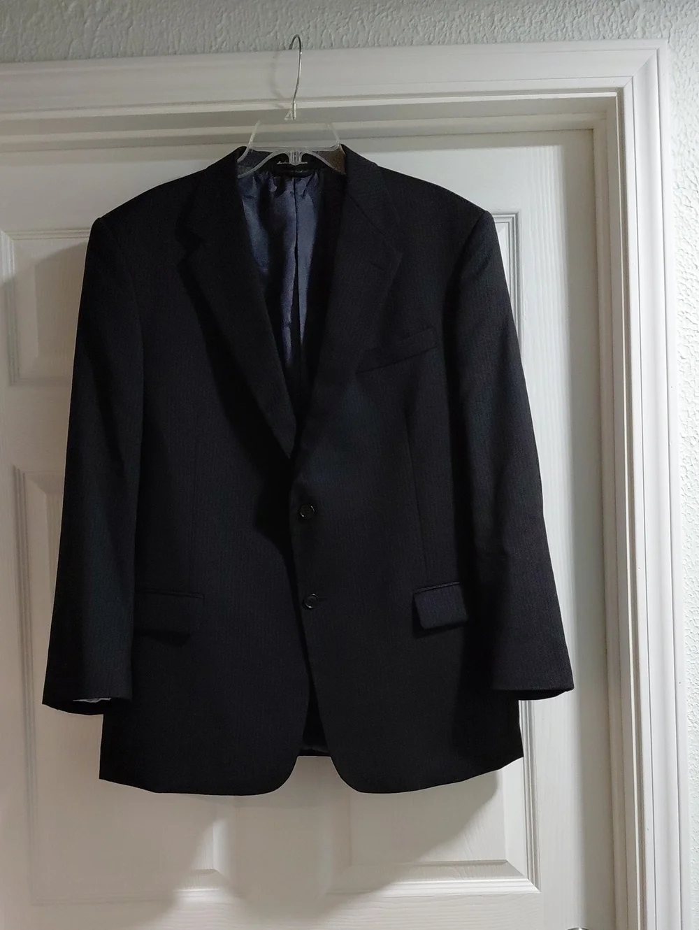 Pierre Cardin Men's Dark Navy Sport Coat - Two-Button Blazer